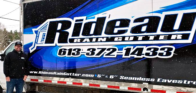 Will Hixson purchased Rideau Rain Gutter from Tim and Anita Alton last year