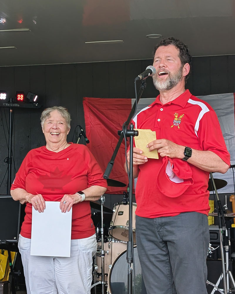Frances Smith and Scott Reid
