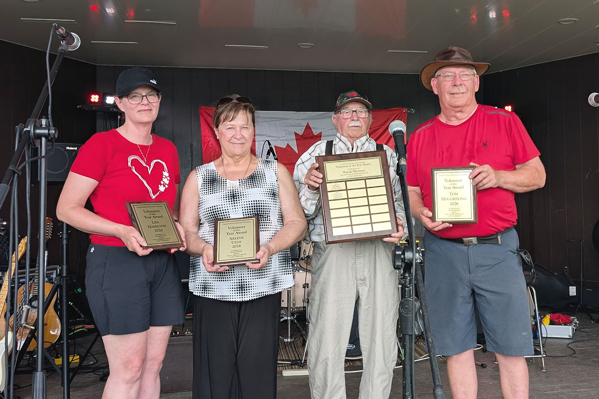 (L to R) Lisa Hamilton, Arlene Uens, Lorne Hilts, and Tom Houghtling - missing Craig Middleton