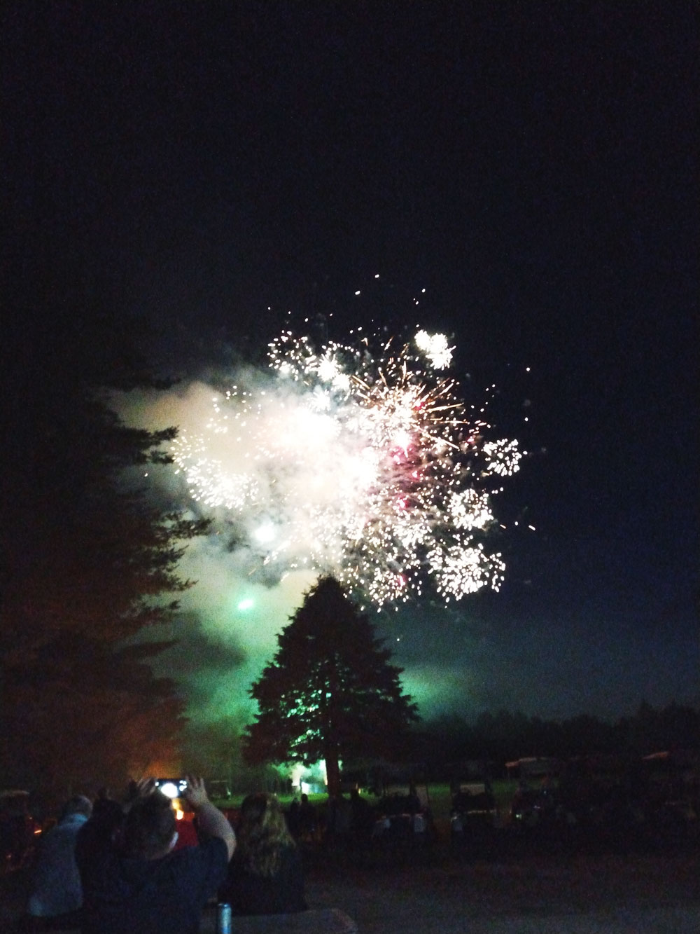 Canada Day Fireworks at Nine North Golf Course in Cloyne