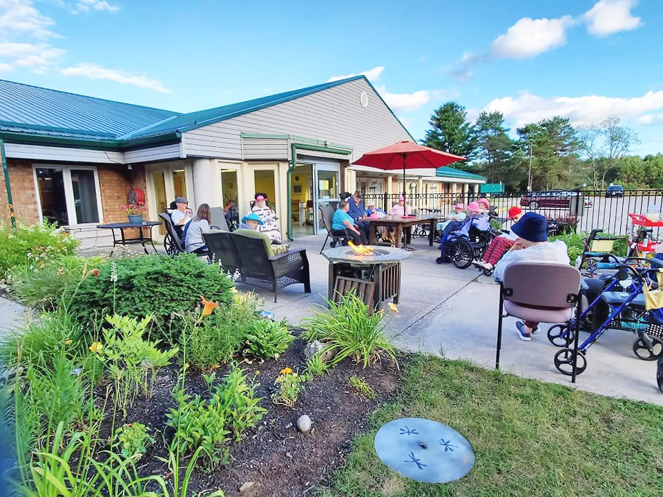 Patio in front of Pine Meadow