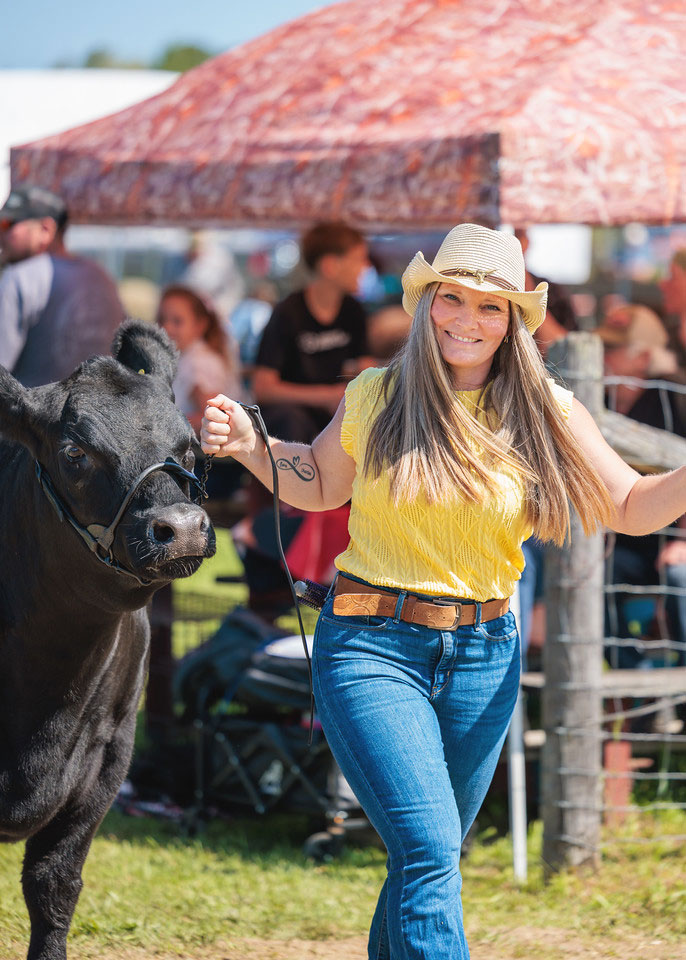 The cattle show saw 67 entries this year.