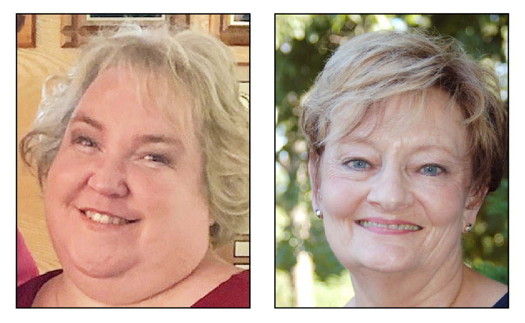 Nicki Gowdy (L) Susan Irwin (R)