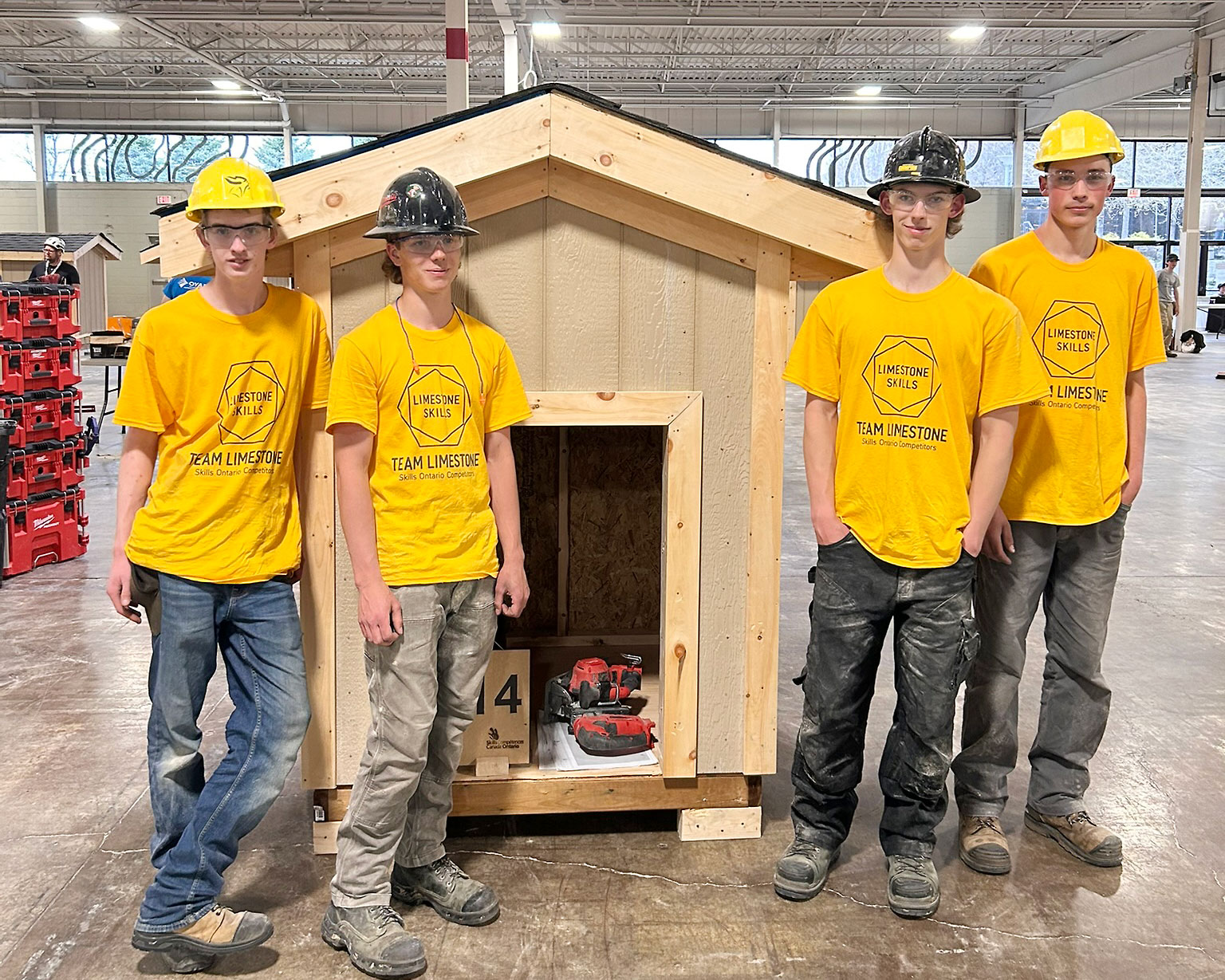 NAEC Represents Limestone Board at Ontario Skills Competition