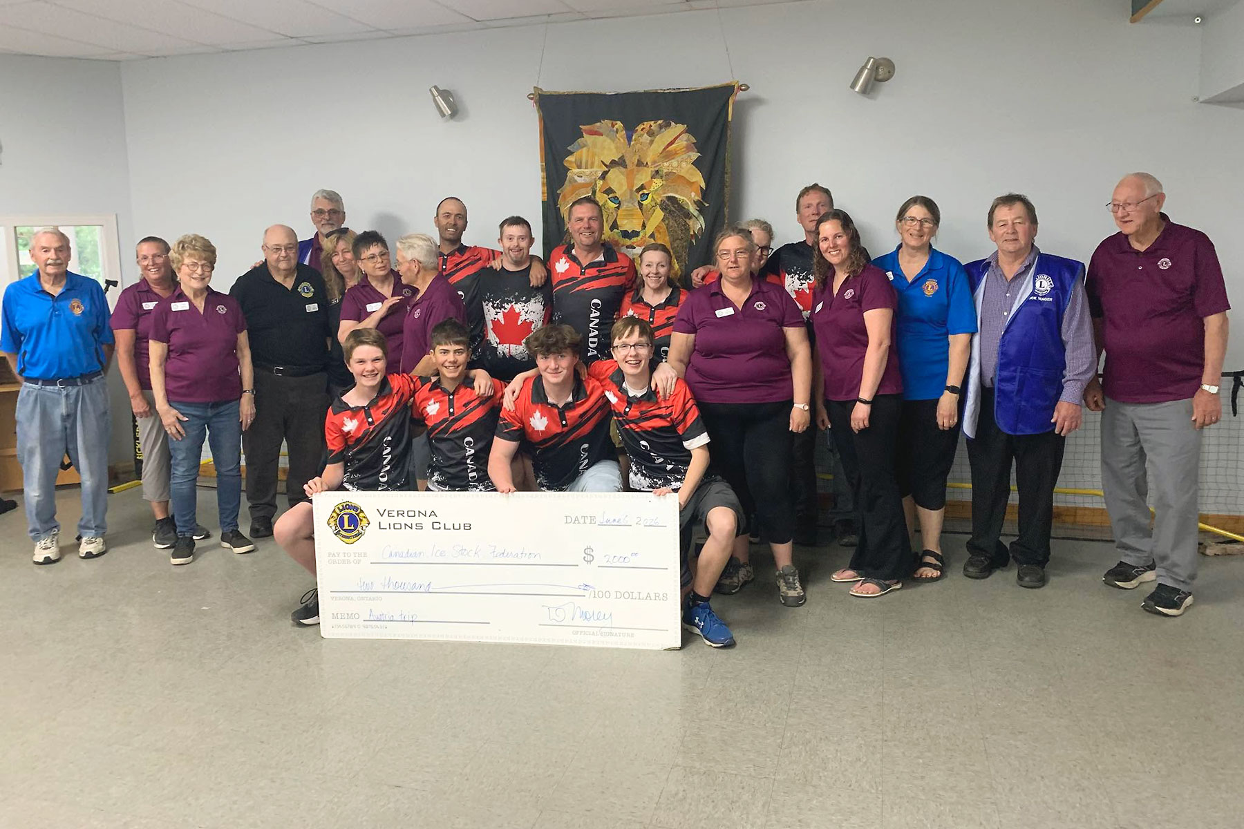 Verona Lions Raise Funds for South Frontenac Stocksport