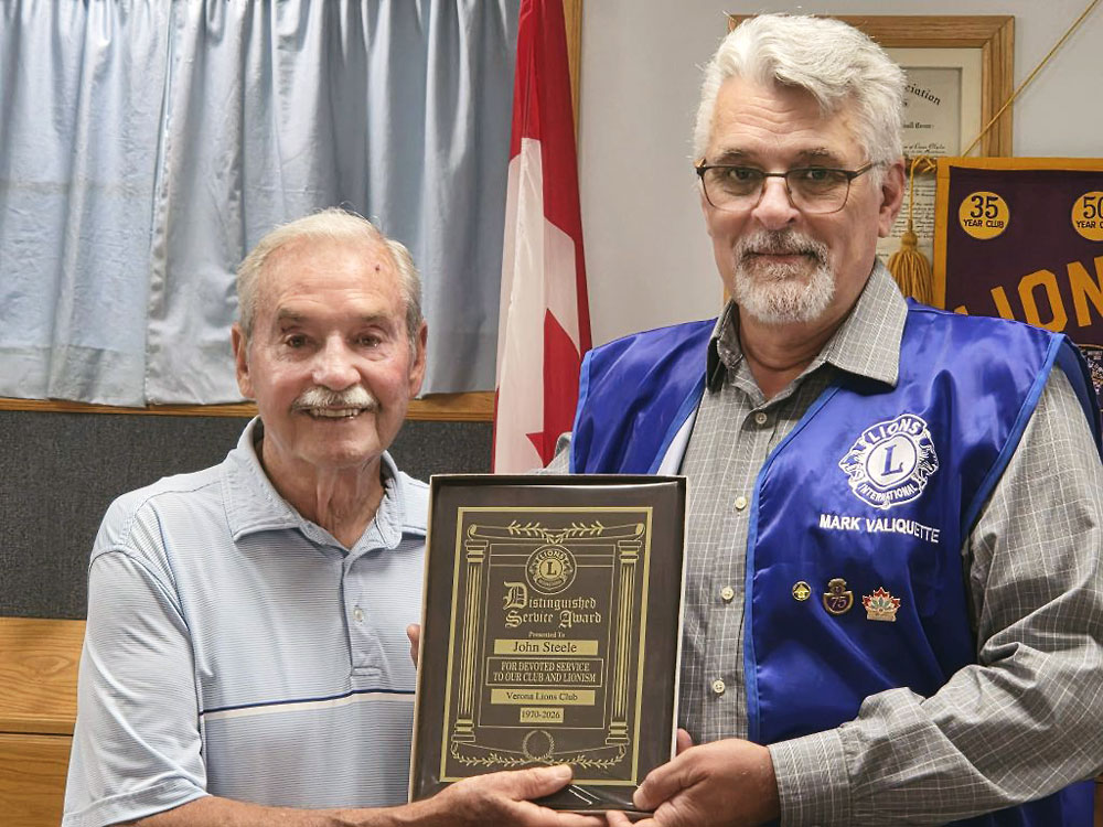 Verona Lion Honoured for  Service