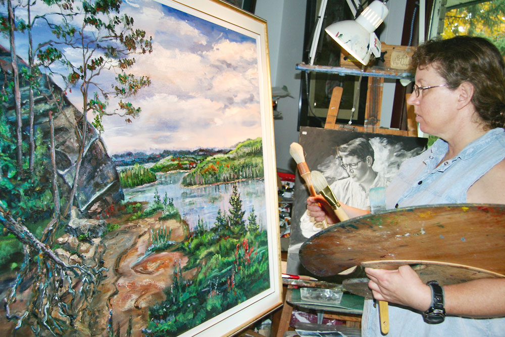Finding Community in Community Art - Wild Art Walk and Joanne Gervais offer Art Workshop