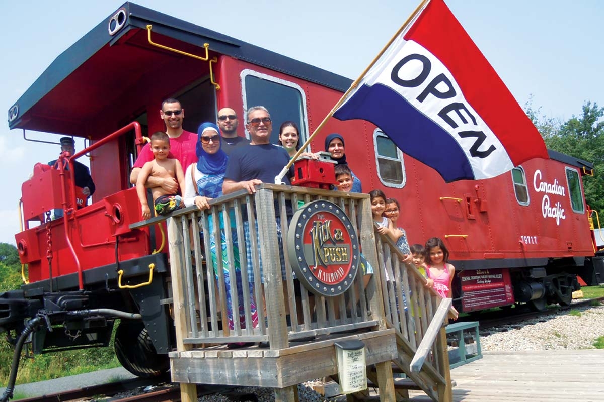 Big red caboose