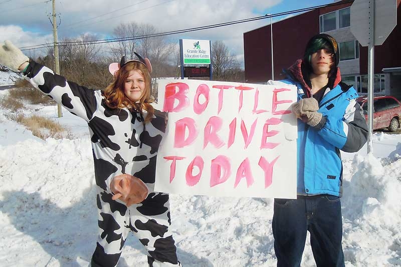 Bottle drive for GREC grad trip to Montreal