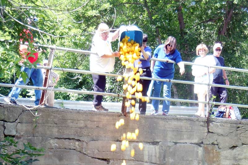 CARE duck drop and race in Arden
