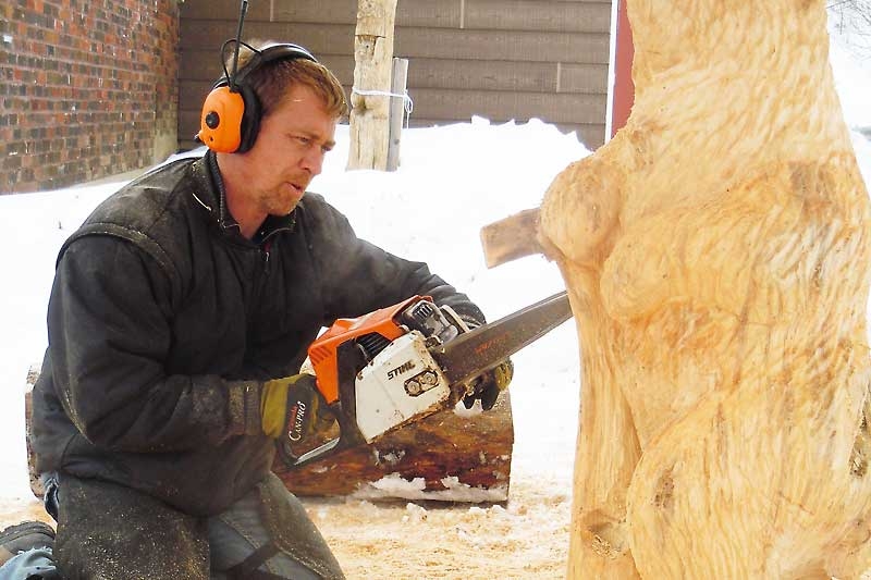 Chainsaw Sculptor Draws A Crowd In Arden