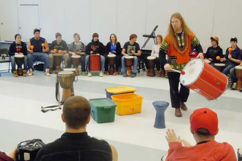 Drum Circle At GREC
