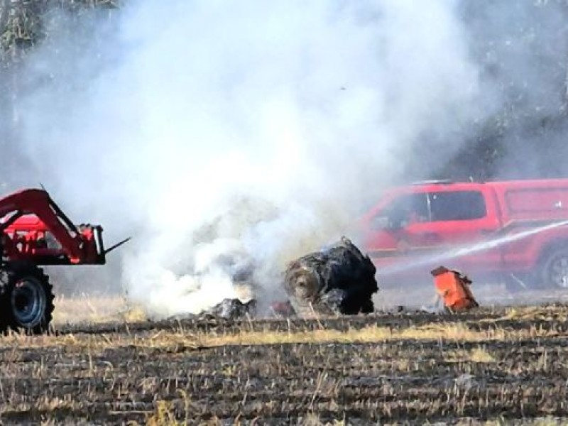 Dry Conditions Spark Fires in Fields and Forests