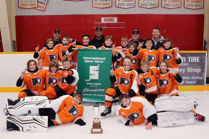 Frontenac Flyers U13 Rep Silver Stick Champions In Pembroke