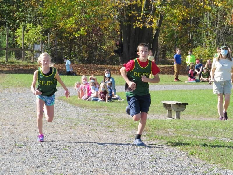 Prince Charles cross country race the 1st school wide event in 2 long years.