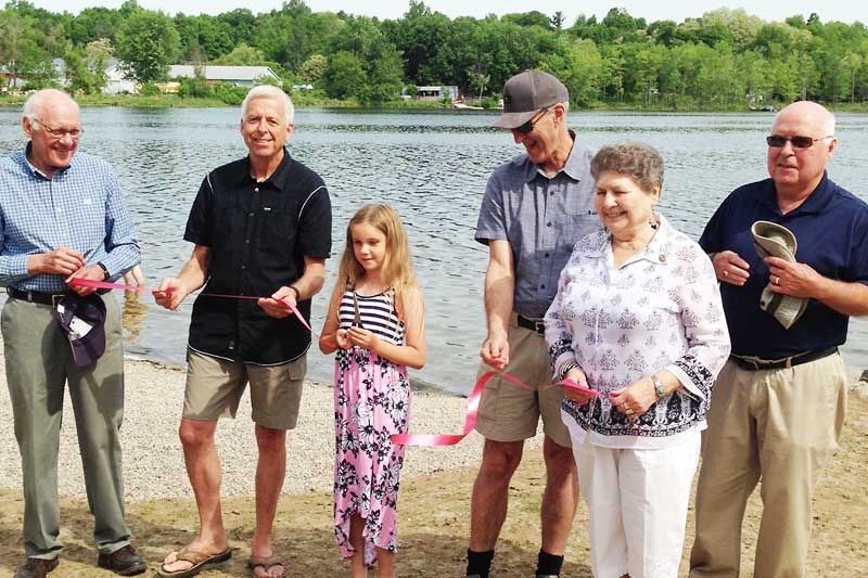 Ribbon cutting at “The Point”
