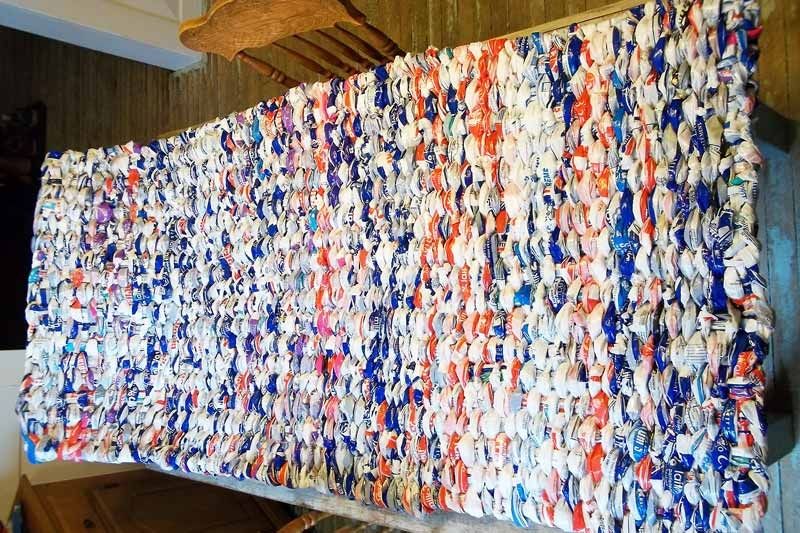 Milk bag mats work bee