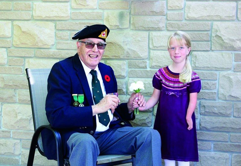Child Amputee Finds Inspiration From Second World War Veteran