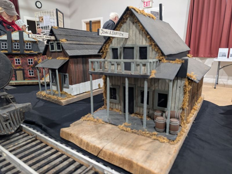 Detail of Miniature Village Created by Sylvia Grantins - Photo Martina Field