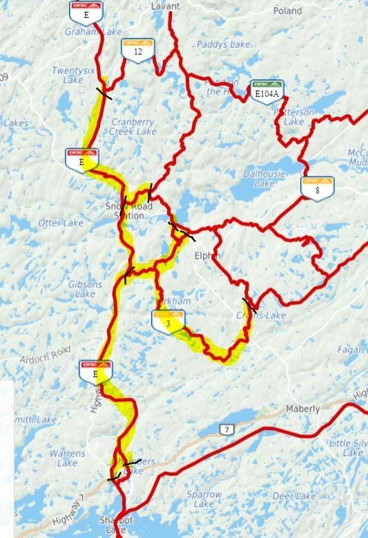 Snowmobilers caught in K&P Trail crossfire