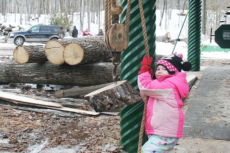 Historical logging traditions kept alive on Matson’s Farm