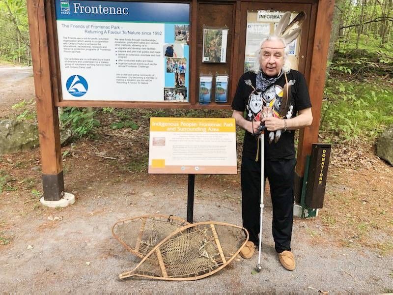 Presentation of a plaque in honour of John Antoine at Frontenac Park
