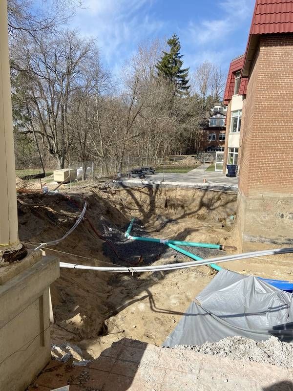 County Admin Reno Progressing Well, Except For Expensive Hole In The Ground