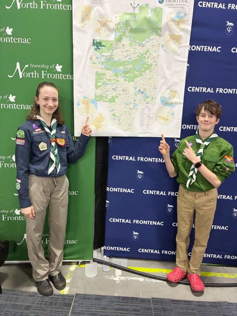 Madeline and Charlie, two Scouts heading to Scotland this August to take on the West Highland Way and Ben Nevis (hiking a 100km in just 5 days!). They shared that they trained right here on our local trails for their epic adventure.