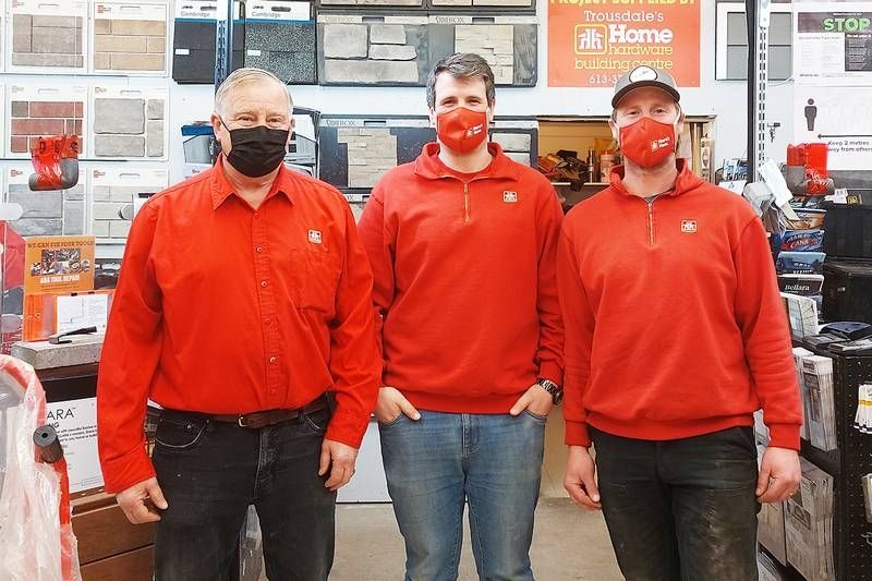 Trousdale Brothers Running Sister Home Hardware Stores In Inverary & Sydenham
