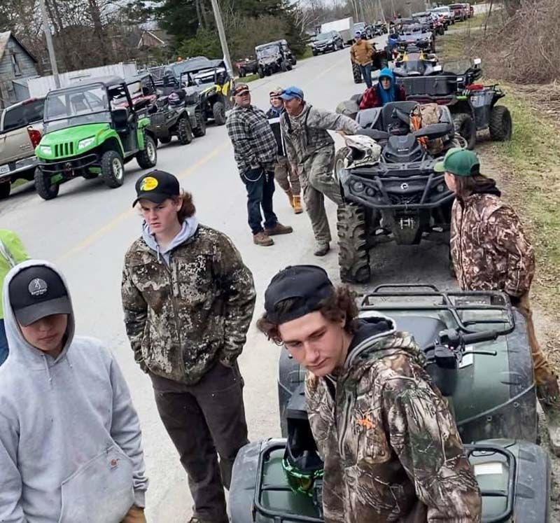 ATV run raises $8,800 for Van Heyst family.