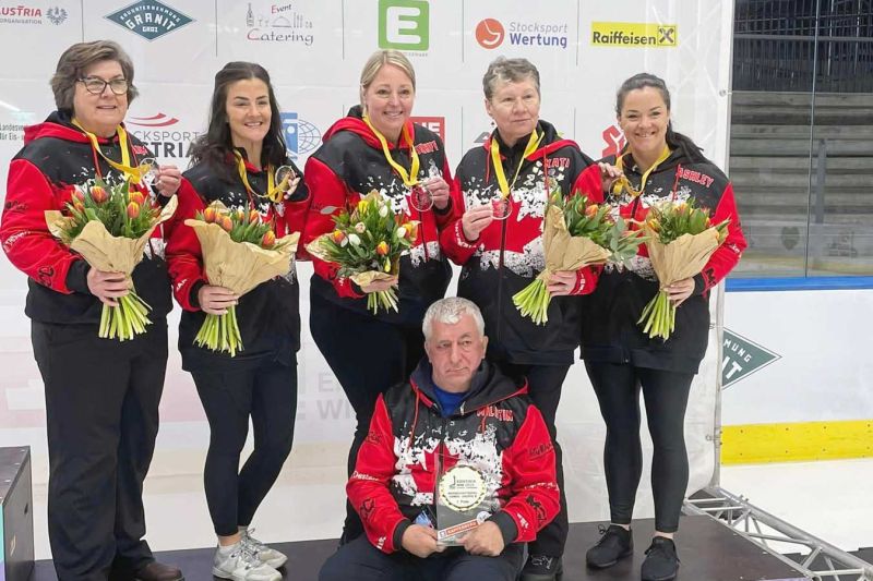 Canadian Women Take Gold At Ice Stock Championship