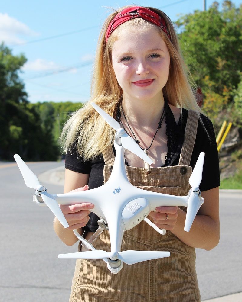 Enterprising student takes to the skies with new drone business