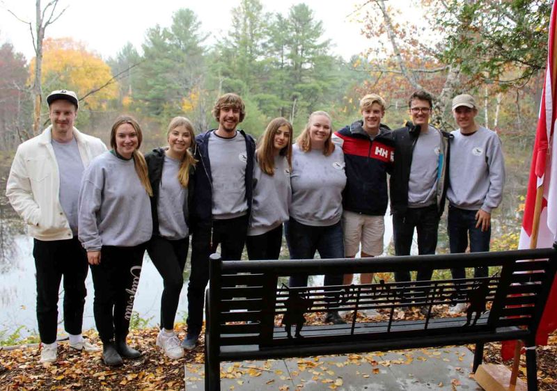 Family, friends gather on Mallard Pond to honour memory of Jim Duthie