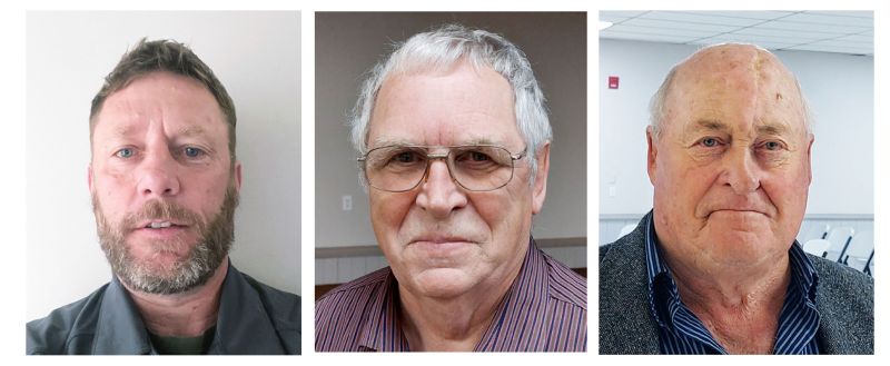 (L to R) Gord Boulton, Norm Roberts, Ron Sleeth
