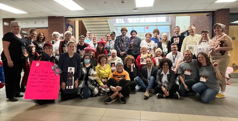 Cathy Goodfellow Tricked, & Treated, On Her Last Day At GREC