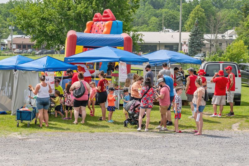 There were lots of children's activities to enjoy at Sydenhams Point Park. Photo Terry Harrington