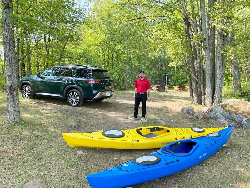 Nissan uses Central Frontenac roads to show off their Pathfinder