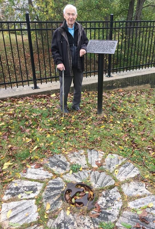 Dr John Turner Visits former Anglin Mill