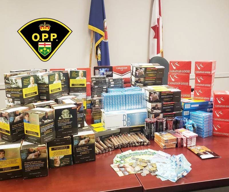 Contraband tobacco seized in Sharbot Lake, one person charged