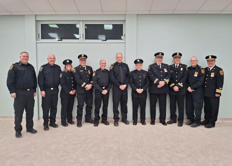 South Frontenac Fire Celebrates Long Serving Members  … and makes plans  for 2025