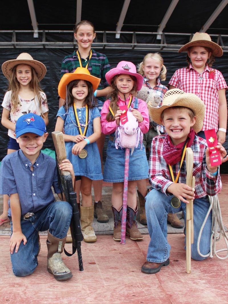 Parham Fair carries on regardless of the weather