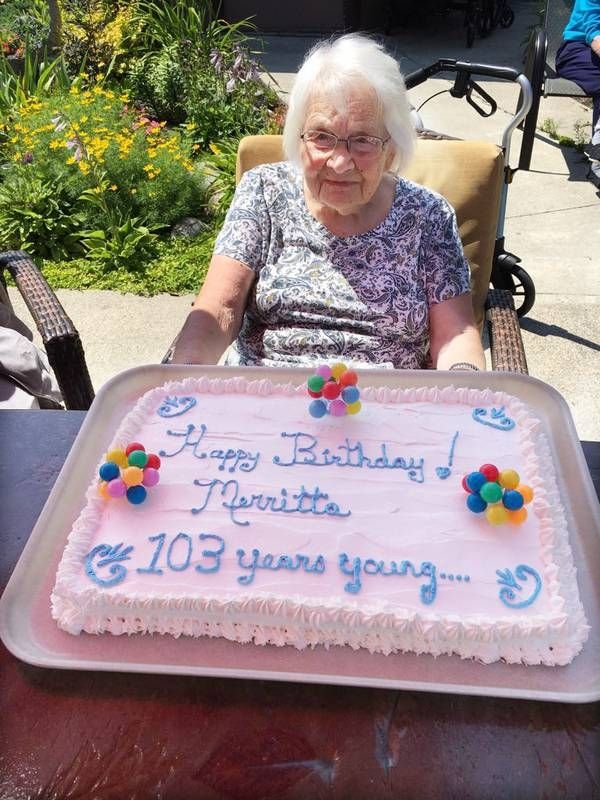 Happy 103rd Birthday to Merritta Parks!