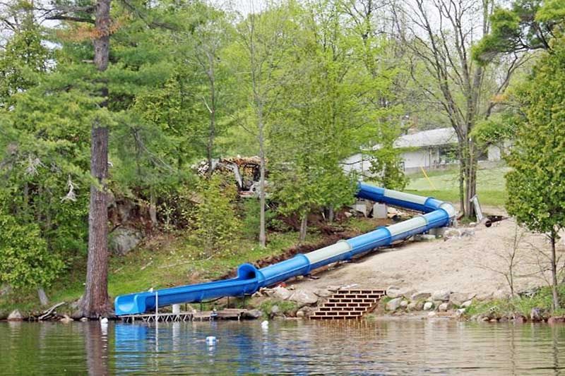 120 ft. Waterslide at Silver Lake Wesleyan Camp