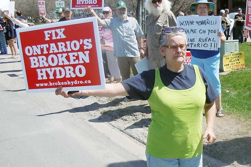 Enough is Enough - Hydro One protest in Perth