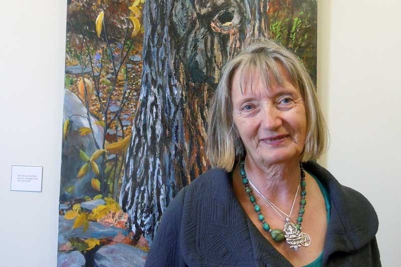 Gwen Frankton's tree portraits at MERA