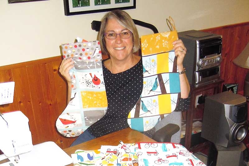 “Litsie's” Susan Billinghurst sews her way home