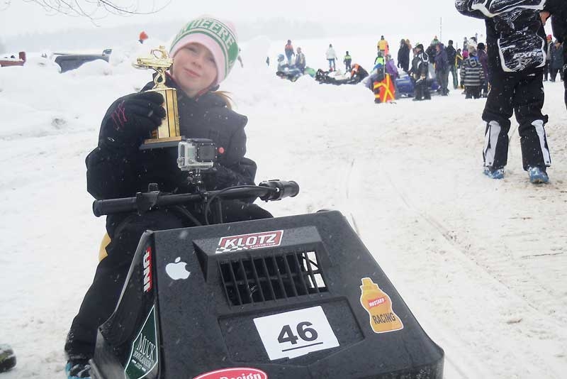 Need for speed slaked at 2015 Sharbot Lake Snow Drags