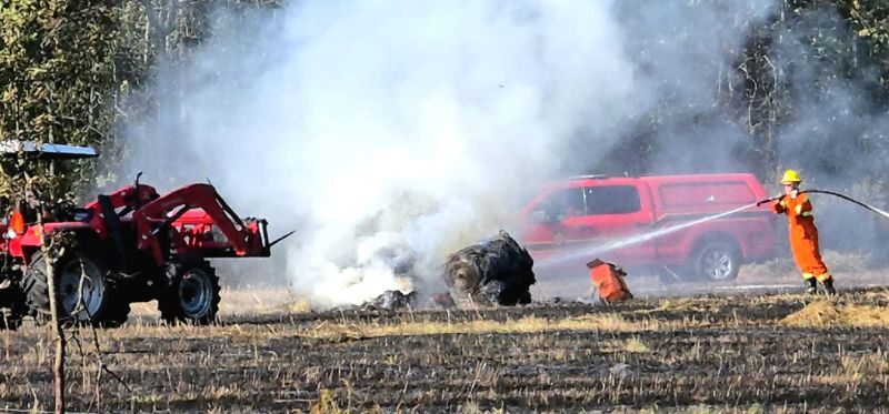 Dry Conditions Spark Fires in Fields and Forests