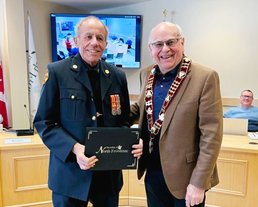 Dual Honours For Firefighter Stan Seitz