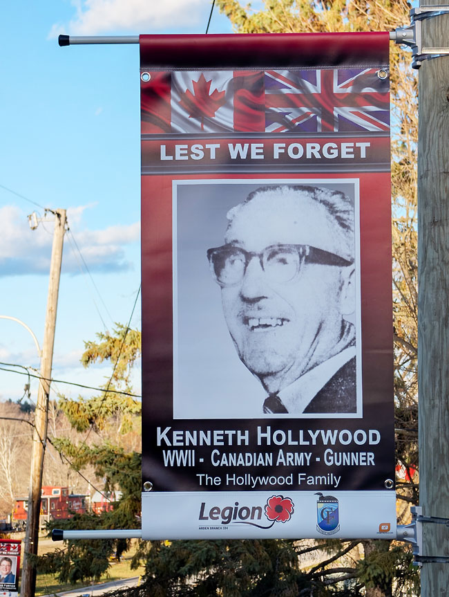Memorial Banners Commemorate War Stories